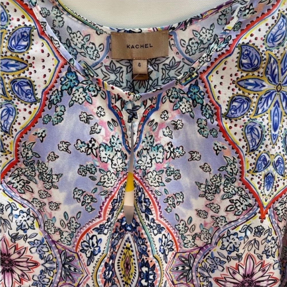 Anthropologie boho La Rue silk blouse by Kachel - Picture 3 of 7